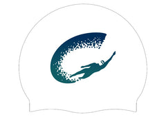 AK Club Kit Camden Swiss Cottage SC Club Logo Only Cap - White/Navy Blue/Verde Aqua | Allens Of Kingsbury