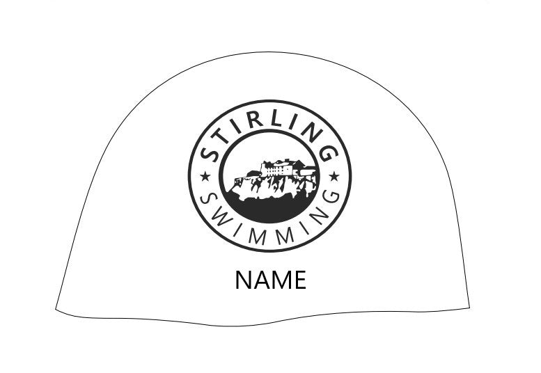 AK Club Kit Stirling Racing Club Logo + Name Cap - White/Black | Allens Of Kingsbury