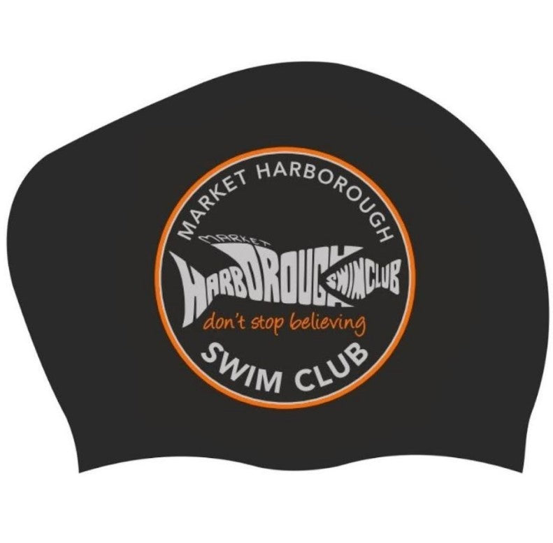 AK Market Harborough Long Hair Club Logo Only Cap - Black/Silver/Orange | Allens Of Kingsbury