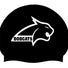 Burnley Bobcats Club Logo Only Swimming Cap - Black/White