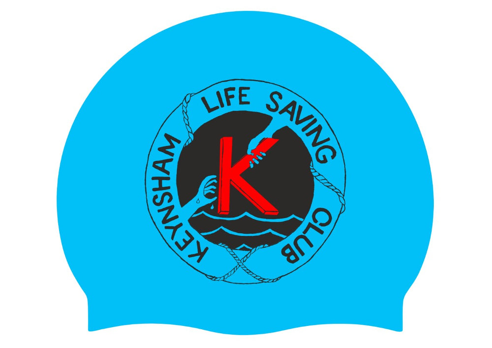 Keynsham 3pk Club Logo Only Swimming Cap - Blue | Allens Of Kingsbury