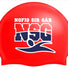 Nofio Sir Gar 3pk Club Logo Only Swimming Cap - Red/Navy/White