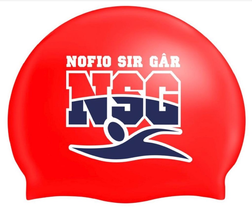 Nofio Sir Gar 3pk Club Logo Only Swimming Cap - Red/Navy/White | Allens Of Kingsbury