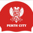 Perth Club Logo Only Swimming Cap - Red/White