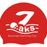 Sevenoaks Club Logo Only Swimming Cap - Red/White