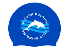Slough Dolphin Club Logo Only Swimming Cap - Royal/Sky/White | Allens Of Kingsbury