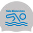 Swim Western Isles Club Logo Only Swimming Cap - Silver