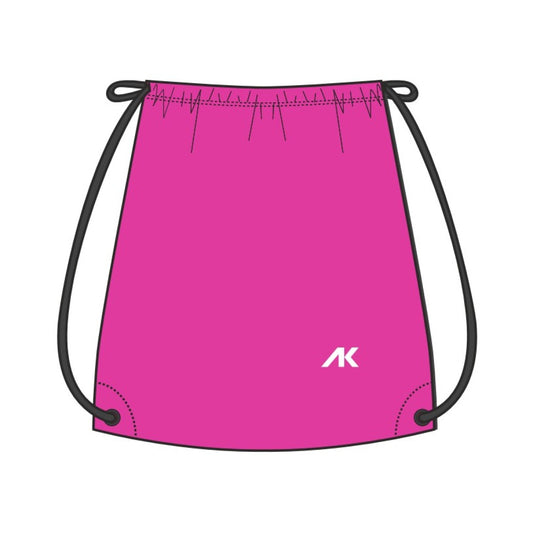 AK Drawcord Backpack - Fluo Pink | Allens Of Kingsbury 1200