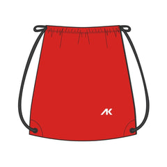 AK Drawcord Backpack - Red | Allens Of Kingsbury