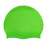 AK Adult Silicone Suede Swimming Cap - Green