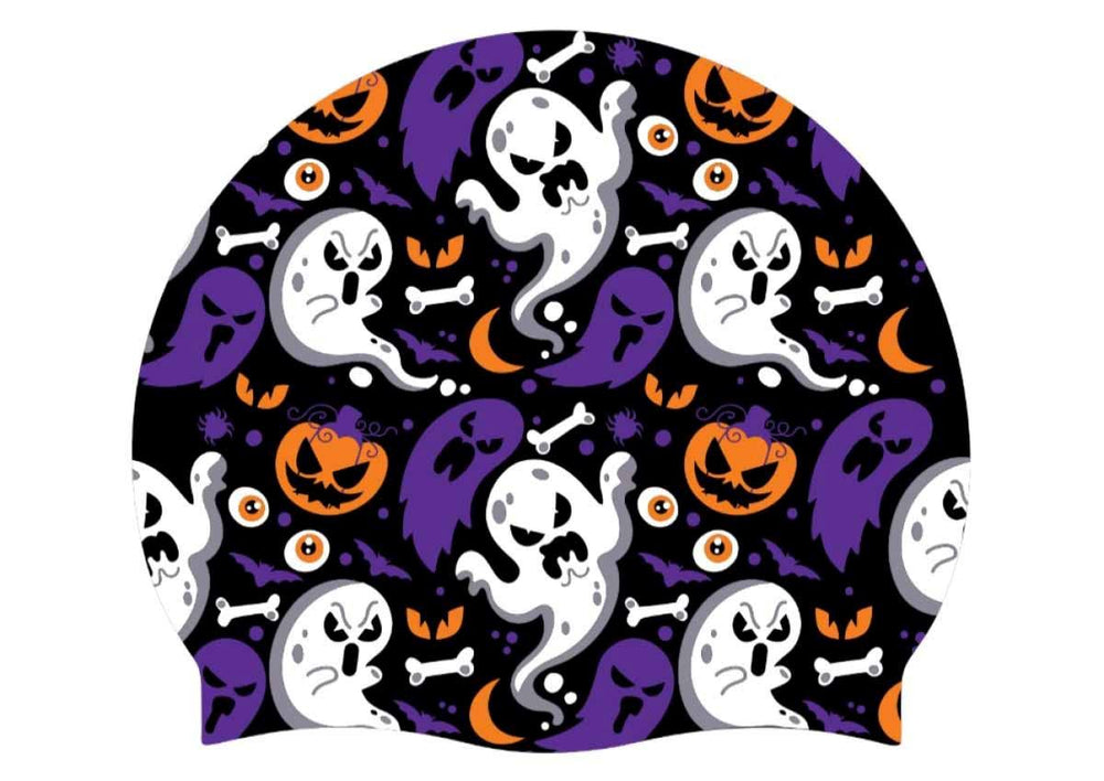 AK Ghost Halloween Silicone Cap - Black/White/Orange/Purple | Allens Of Kingsbury