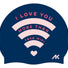AK I Love You More Than Free Wifi Silicone Cap - Navy/Pink