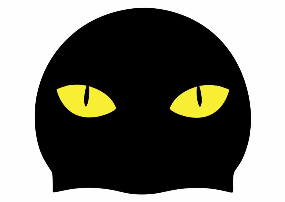 AK Snake/Cat Eyes Halloween Silicone Cap - Black/Yellow | Allens Of Kingsbury