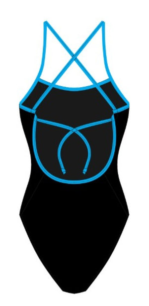 AK Womens AK Tieback - Nero/Laguna | Allens Of Kingsbury