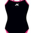 Womens AK Tieback Swimsuit - Black/Pink