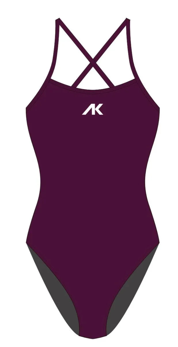 Tieback Swimsuit Cabernet