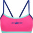 Amanzi Girls Rosette Bikini Top - Pink/Blue