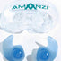 Amanzi Moulded Ear Plugs - Sky