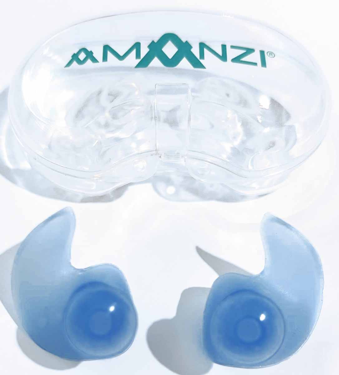 Amanzi Moulded Ear Plugs - Sky | Allens Of Kingsbury