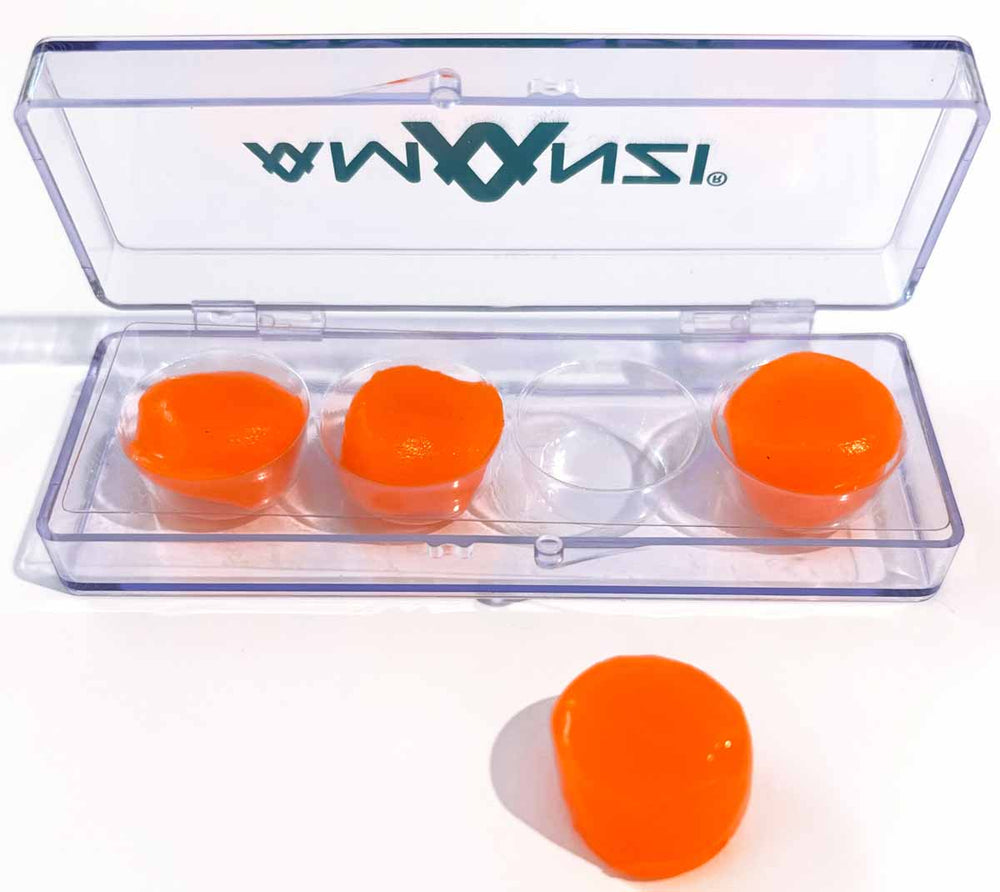 Amanzi Silicone Ear Plugs - Sherbet | Allens Of Kingsbury