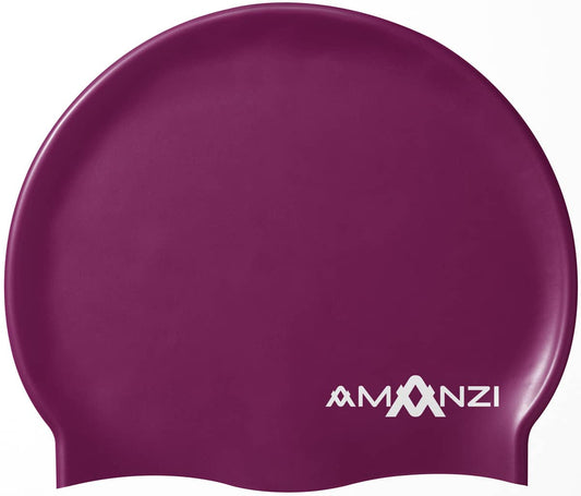 Amanzi Bordeaux Swim Cap - Purple | Allens Of Kingsbury 1200