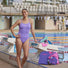 Amanzi Girls Iris Proback One Piece - Purple