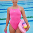 Amanzi Girls Pixie Tie Back One Piece Swimsuit - Pink