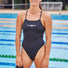 Amanzi Womens Jet Tie Back One Piece Swimsuit - Black