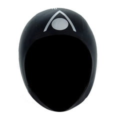 AquaSphere Aquaskin Hood V2 in black, a neoprene swimming accessory designed for water sports and increased thermal protection.