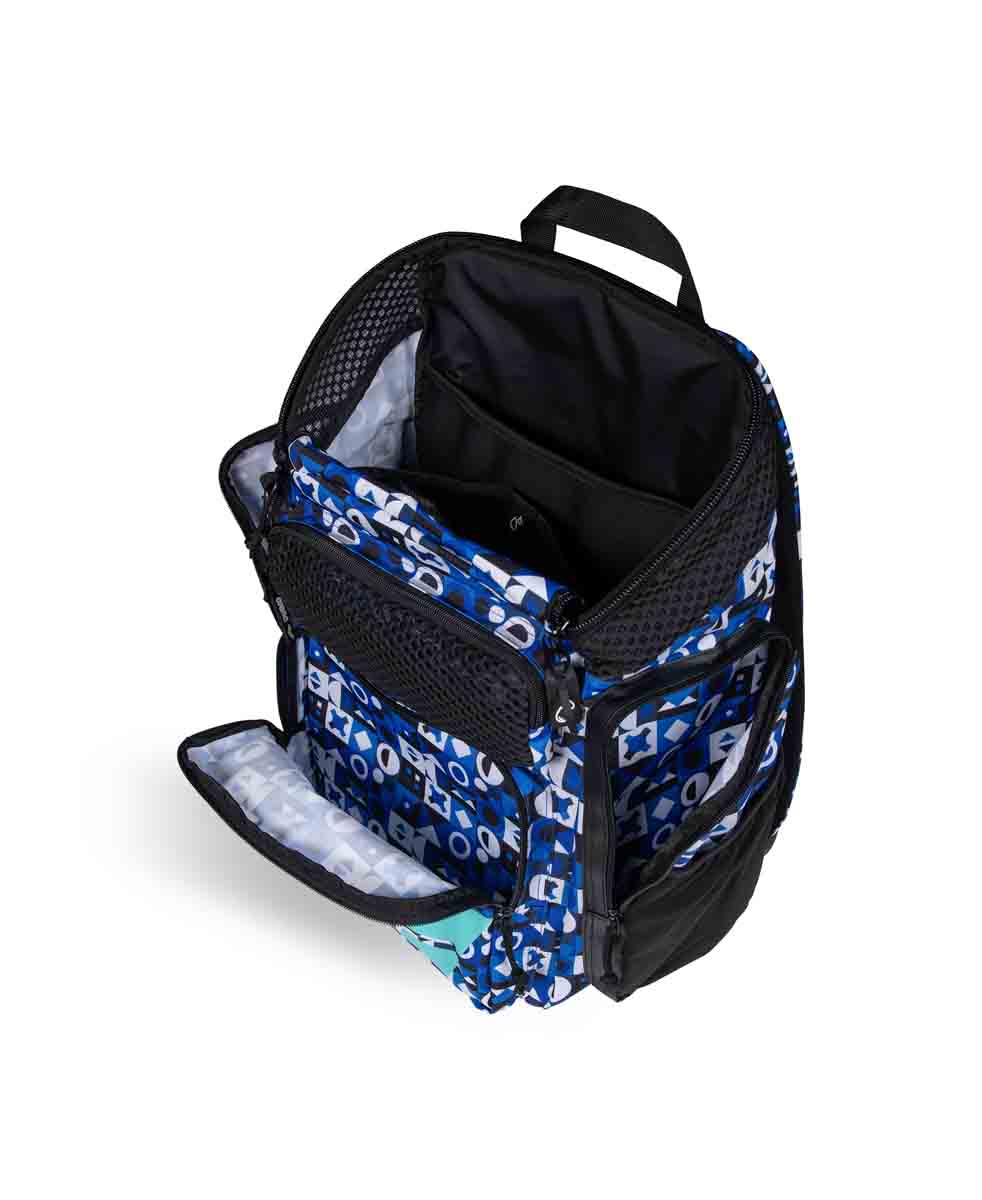 Arena One Go Allover Backpack 45L - Pieces | Allens Of Kingsbury