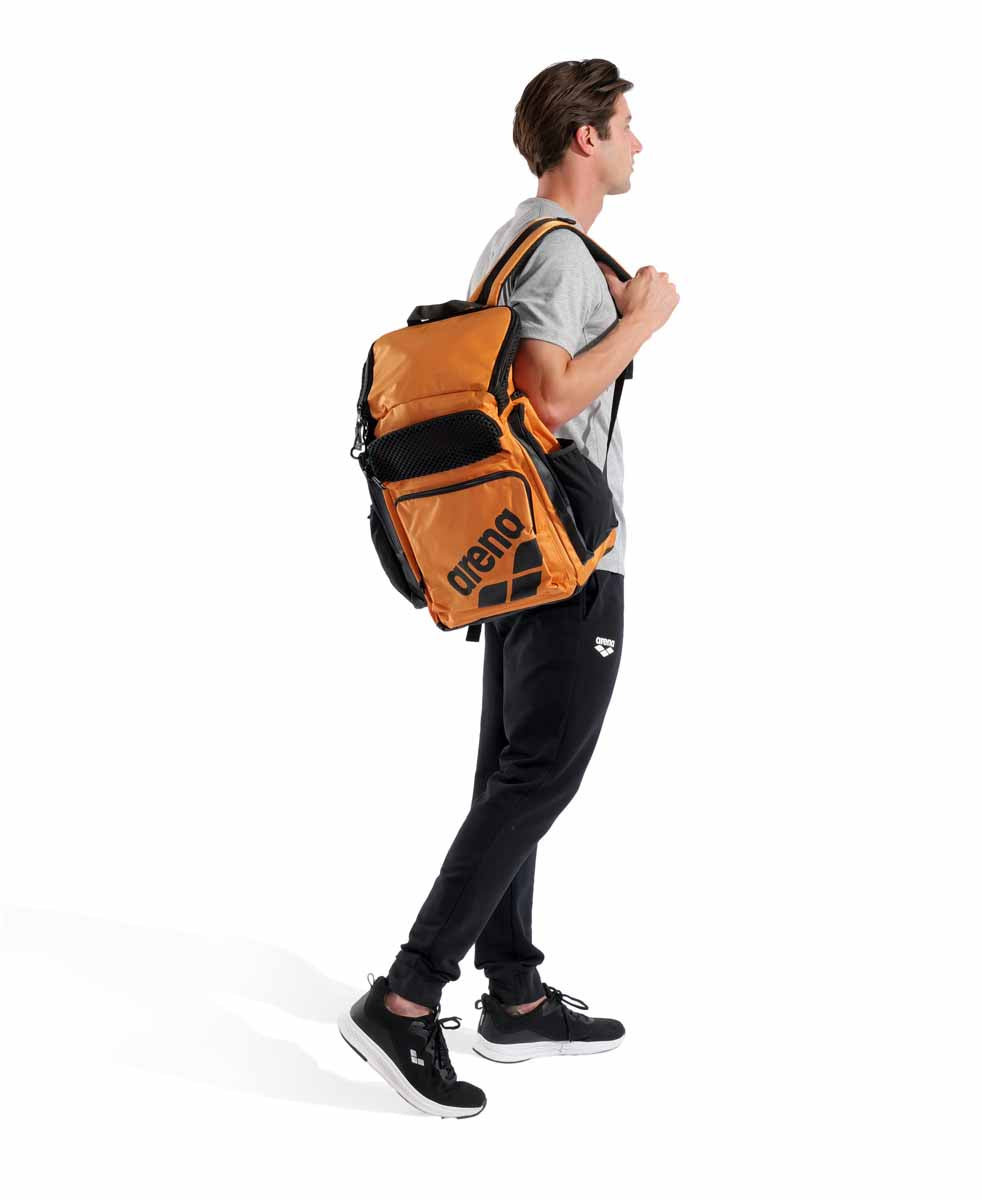 Arena One Go Backpack 45L - Orange | Allens Of Kingsbury