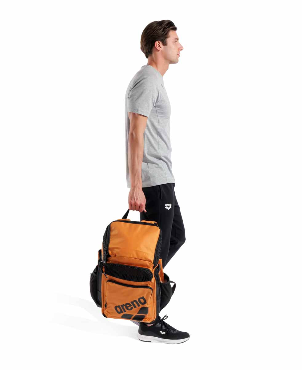 Arena One Go Backpack 45L - Orange | Allens Of Kingsbury