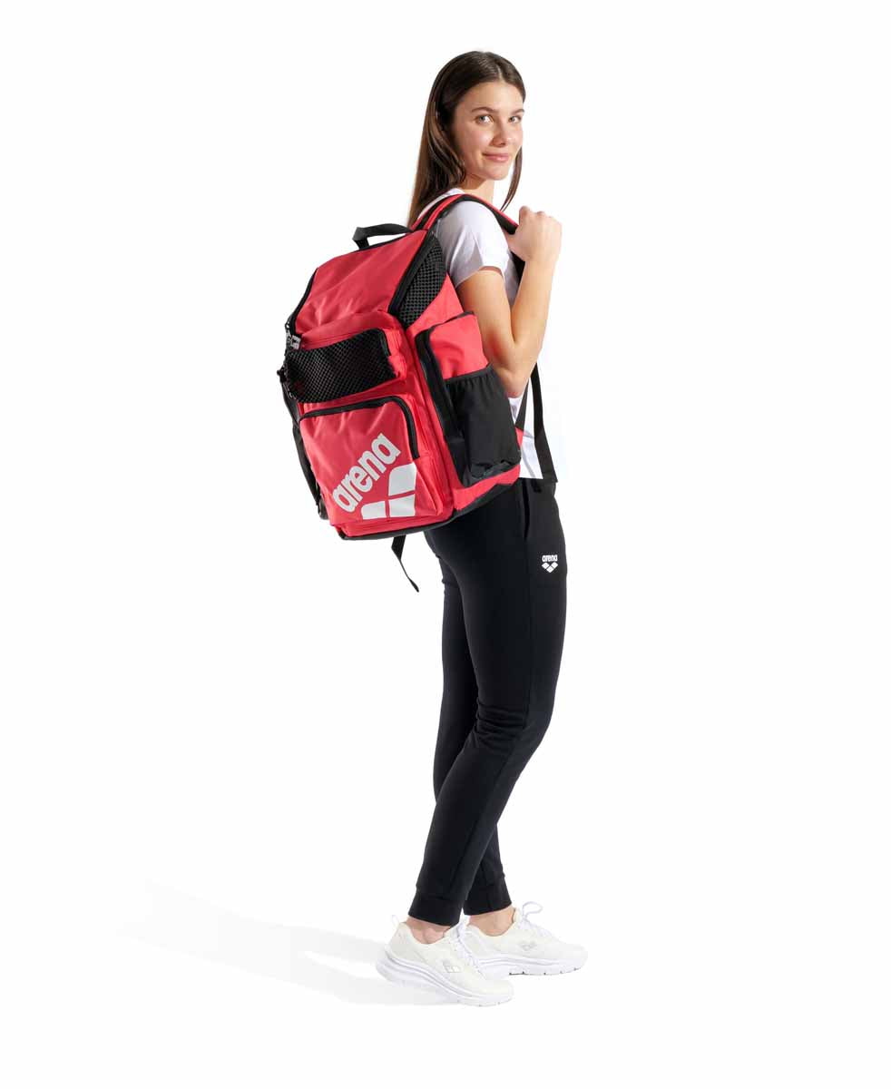 Arena One Go Backpack 45L - Red | Allens Of Kingsbury