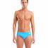 Arena Mens Team Swim Solid Brief - Turquoise/Yellow Star