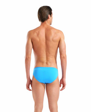 Arena Mens Team Swim Solid Brief - Turquoise/Yellow Star | Allens Of Kingsbury