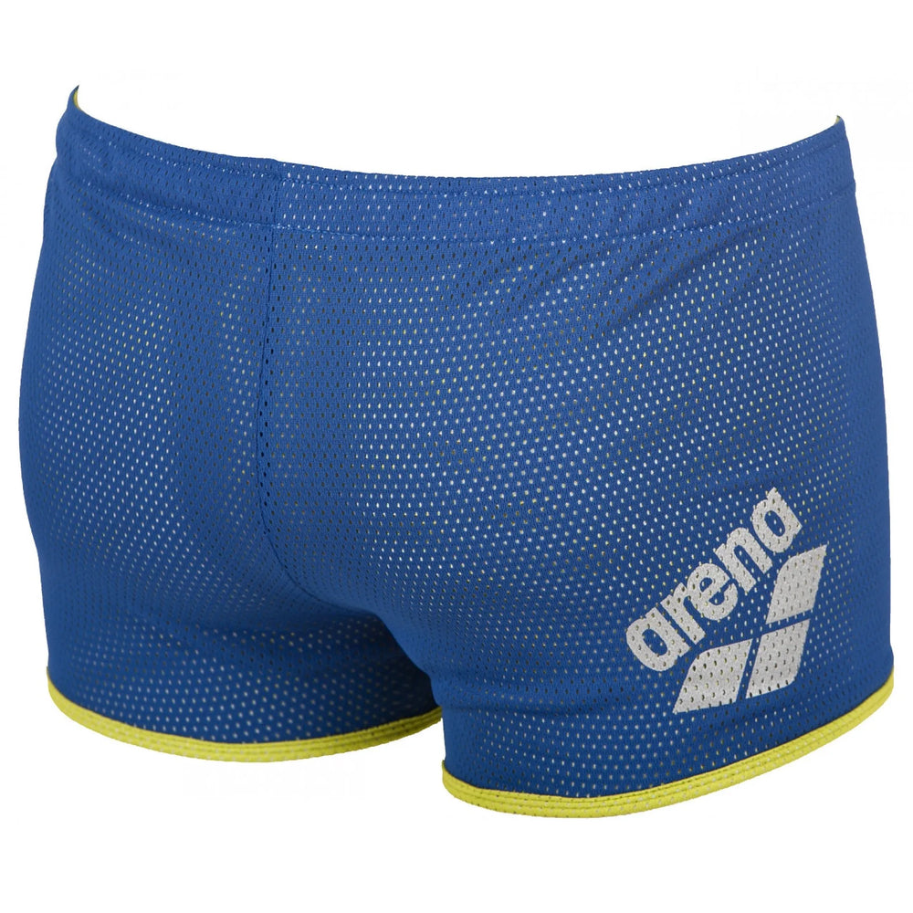 Blue Arena Square Cut Drag Shorts, lightweight swim drag suit with square cut design for competitive swimming.