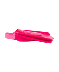 Pink Arena Powerfin Pro II training fins for swimming, shown in size 4-5, with a sleek design for aquatic training.