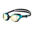 Arena Air Bold Swipe Mirror Goggles  - Yellow Copper/Green Lake
