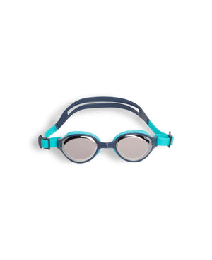 Arena Air Junior Mirror Goggles  - Silver/Navy/Water | Allens Of Kingsbury