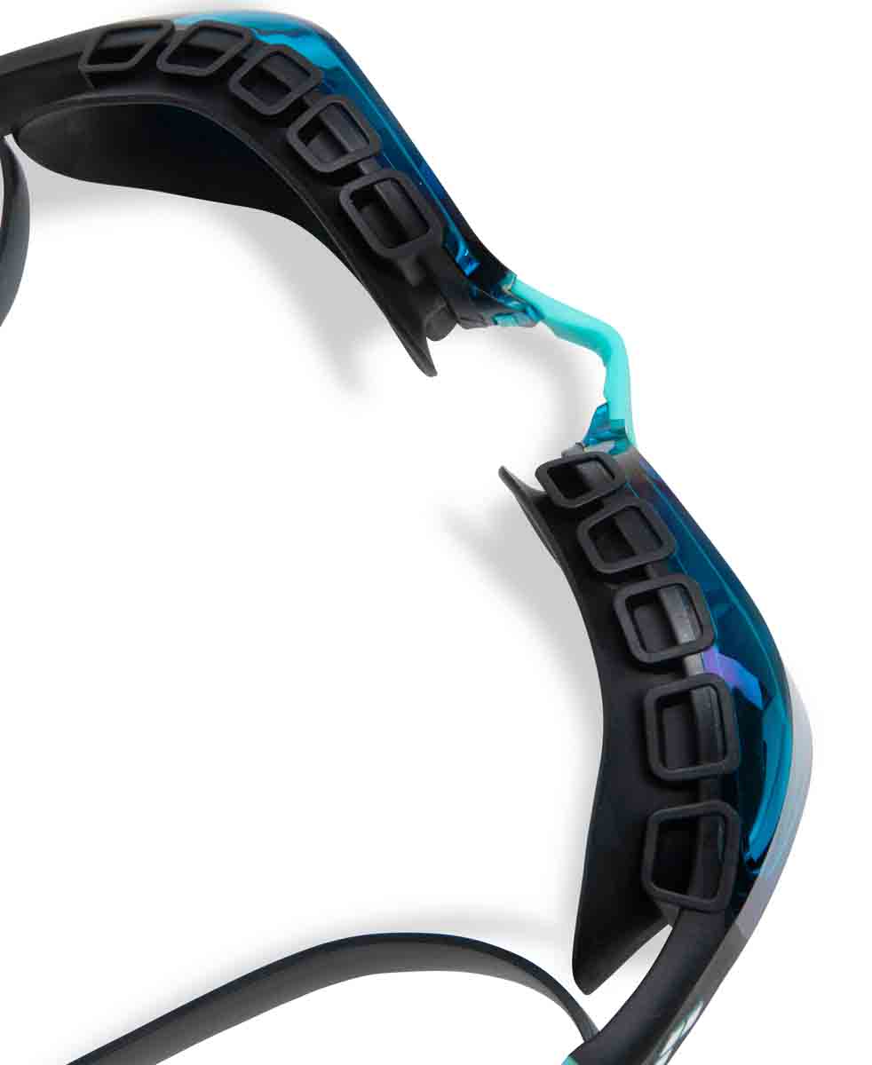 Arena Air Sonic Mirror Racing Goggles - Aqua/Black | Allens Of Kingsbury