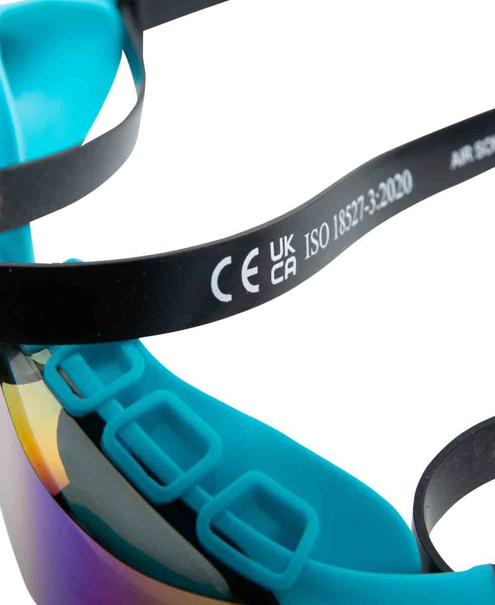 Arena Air Sonic Mirror Racing Goggles  - Emerald/Peacock | Allens Of Kingsbury