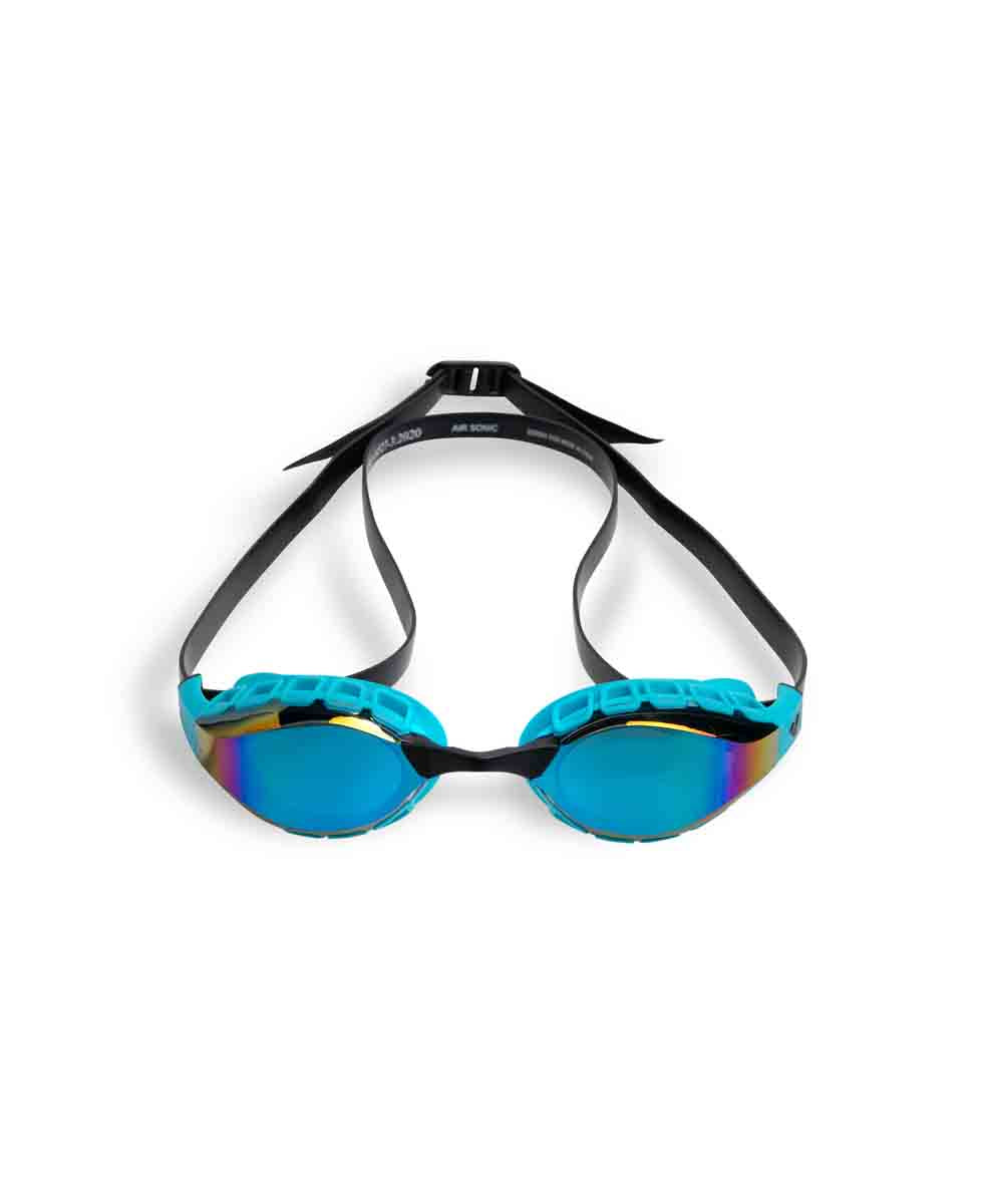 Arena Air Sonic Mirror Racing Goggles  - Emerald/Peacock | Allens Of Kingsbury