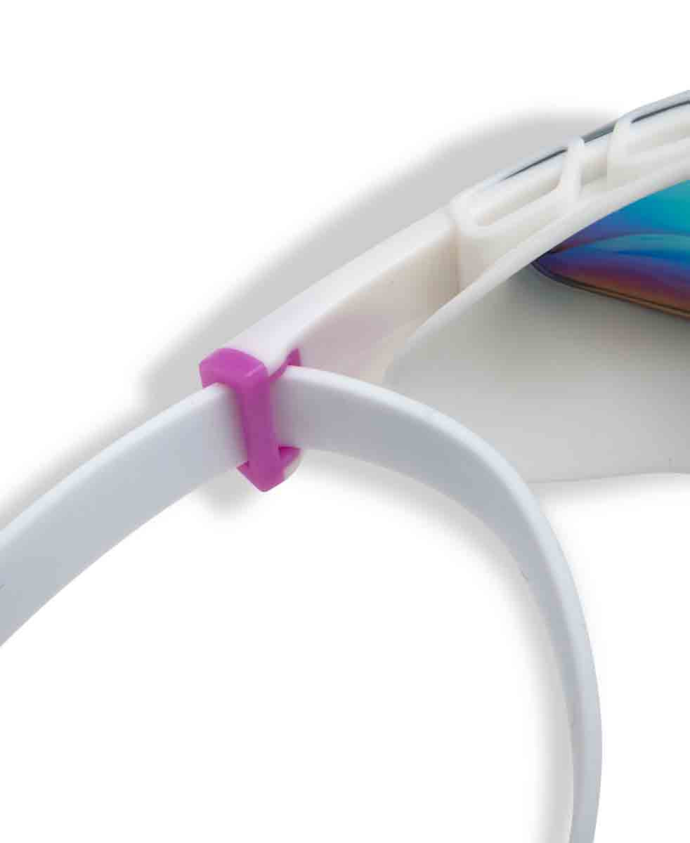 Arena Air Sonic Mirror Racing Goggles - Gold/White | Allens Of Kingsbury