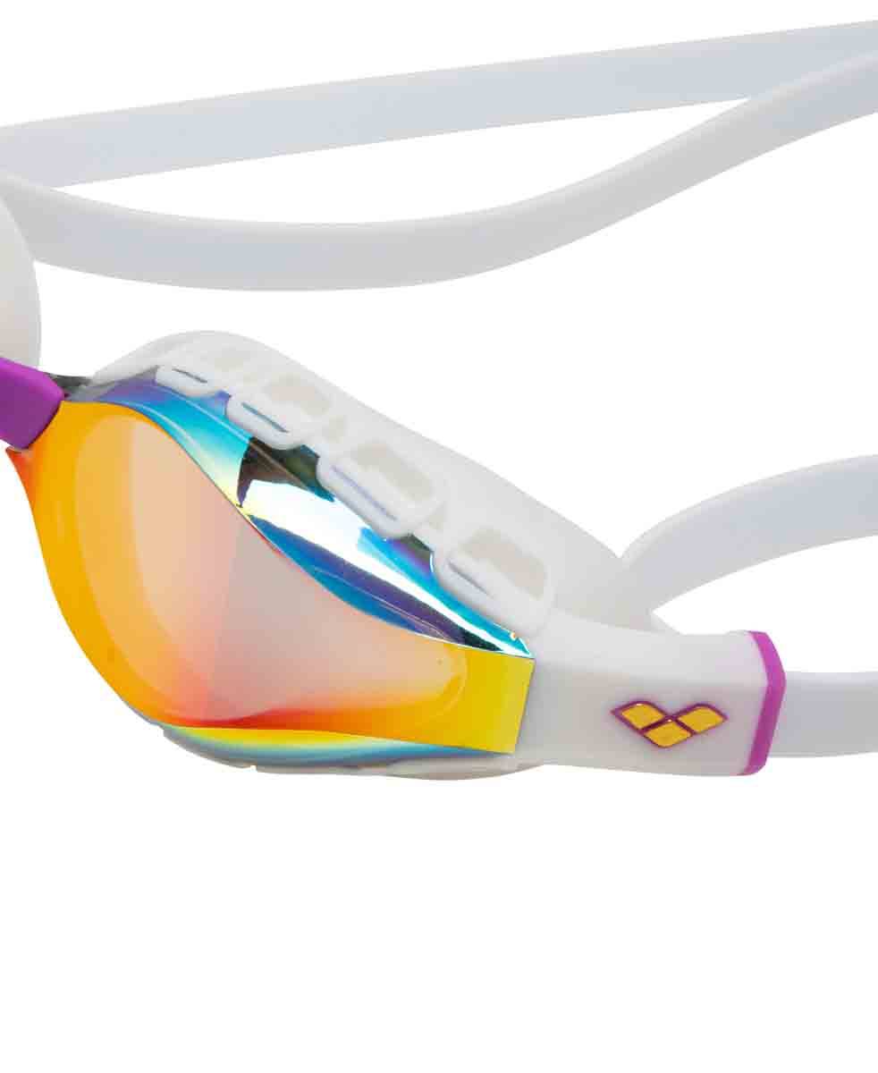 Arena Air Sonic Mirror Racing Goggles - Gold/White | Allens Of Kingsbury