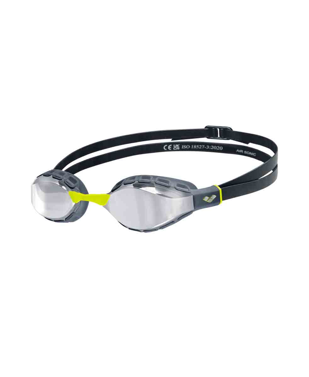 Arena Air Sonic Mirror Racing Goggles - Silver/Anthracite | Allens Of Kingsbury