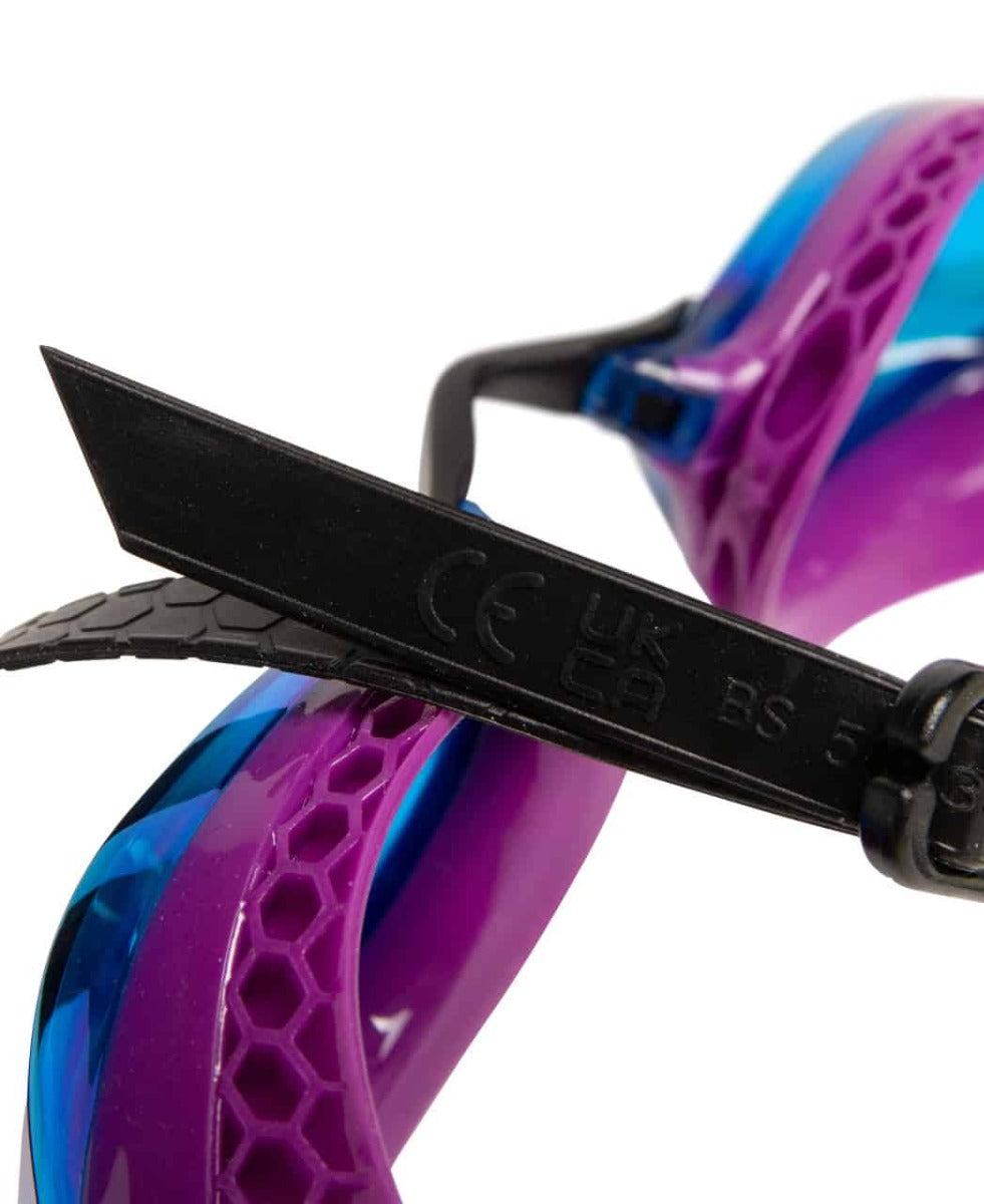 Arena Airspeed Mirror Racing Goggles  - Aqua/Plum/Lime | Allens Of Kingsbury