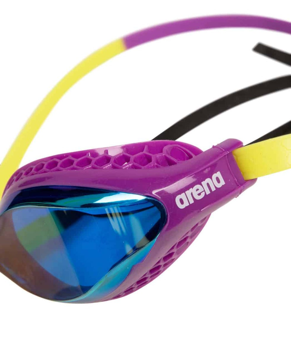 Arena Airspeed Mirror Racing Goggles  - Aqua/Plum/Lime | Allens Of Kingsbury