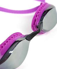 Arena Airspeed Mirror Racing Goggles - Silver/Purple/Black | Allens Of Kingsbury