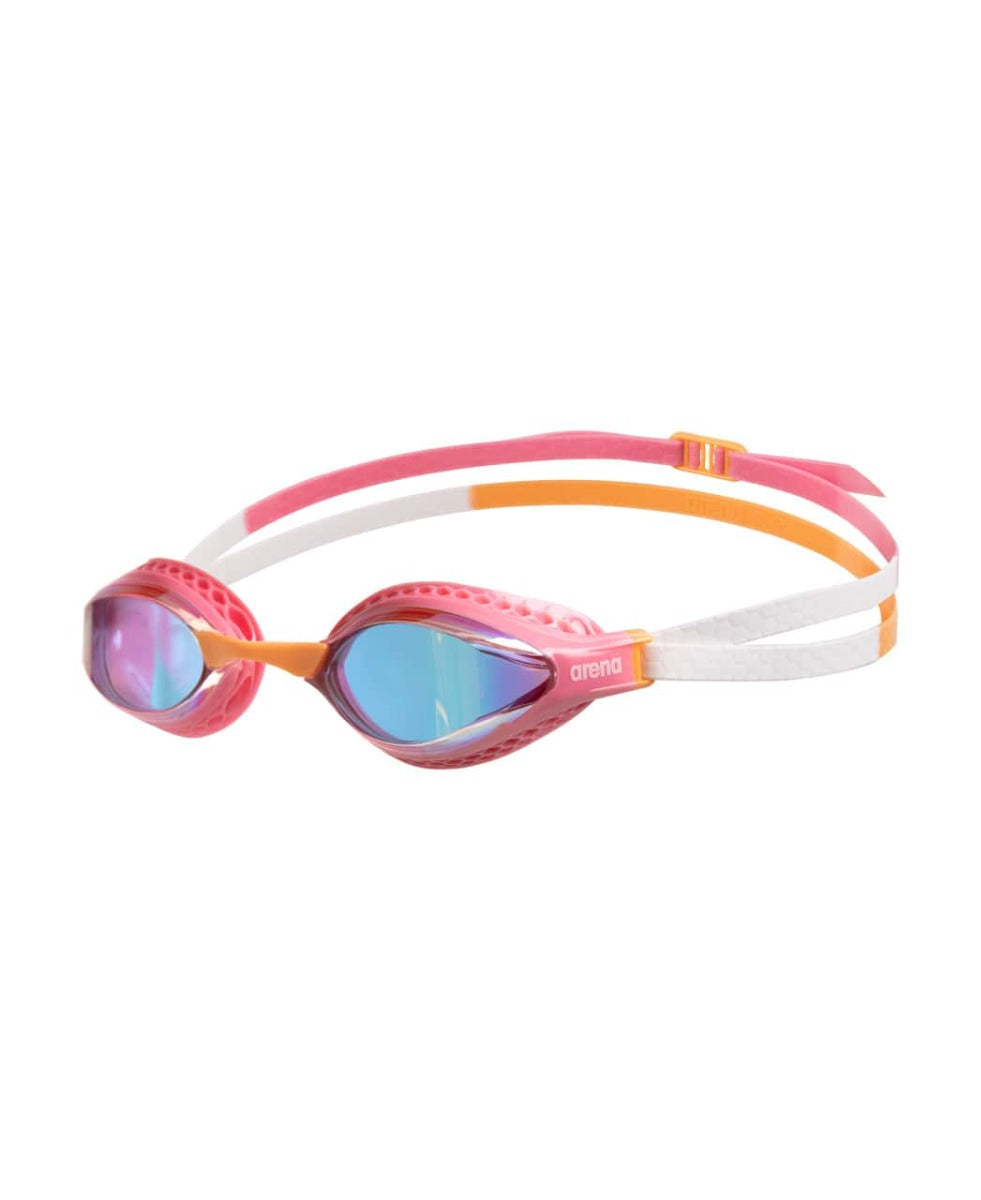 Arena Airspeed Mirror Racing Goggles - Yellow/Copper/Light Pink/Orange | Allens Of Kingsbury
