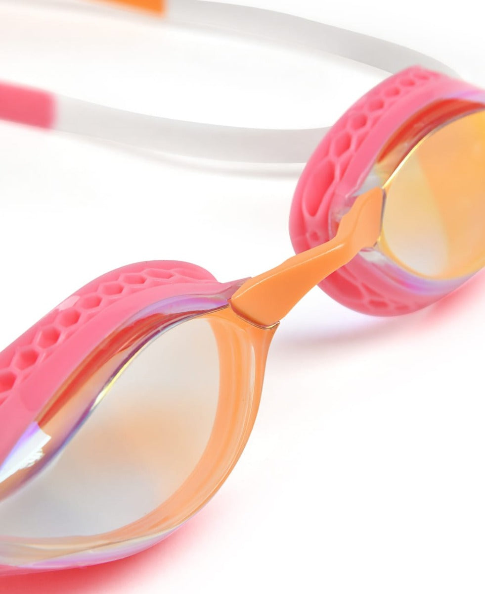 Arena Airspeed Mirror Racing Goggles - Yellow/Copper/Light Pink/Orange | Allens Of Kingsbury